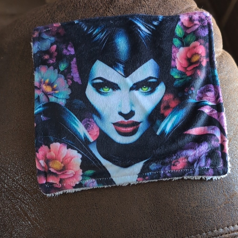 🍁Maleficent Floral Washcloth